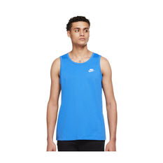 Nike Mens Sportswear Club Tank Blue XS, Blue, rebel_hi-res