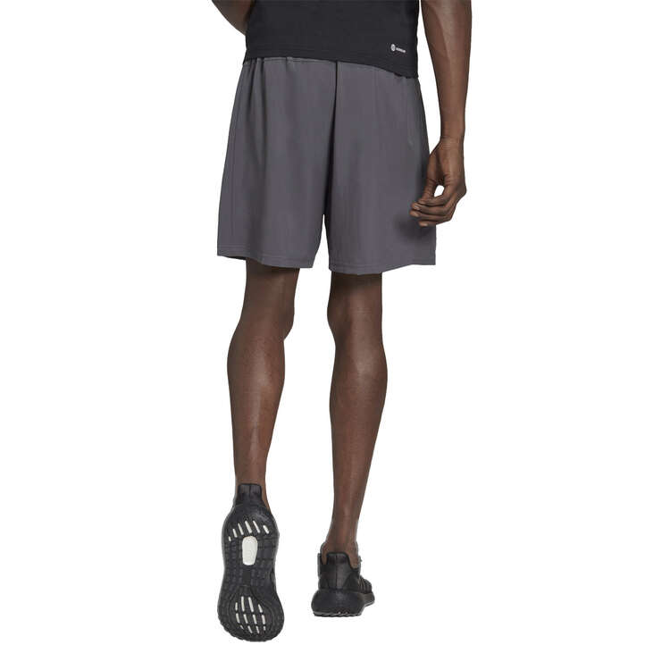 adidas Mens AEROREADY Train Essentials Woven Training Shorts, Grey, rebel_hi-res