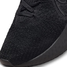 Nike React Infinity Run Flyknit 3 Mens Running Shoes, Black, rebel_hi-res
