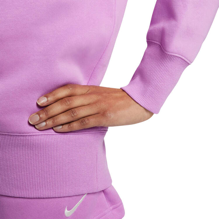Nike Womens Sportswear Phoenix Fleece Oversized Crewneck Sweatshirt., Purple, rebel_hi-res