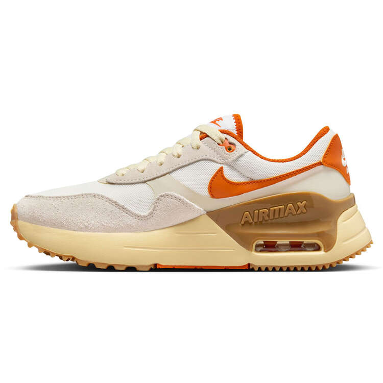 Nike Air Max SYSTM Womens Casual Shoes, Cream/White, rebel_hi-res