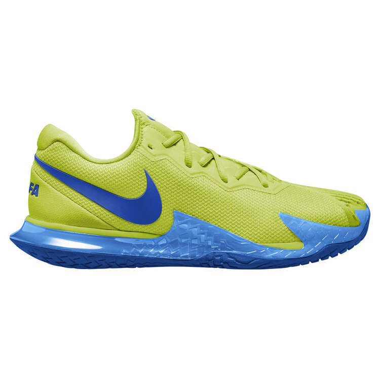 Nike Air Zoom Vapor Cage 4 RAFA Mens Tennis Shoes, Yellow/Blue, rebel_hi-res