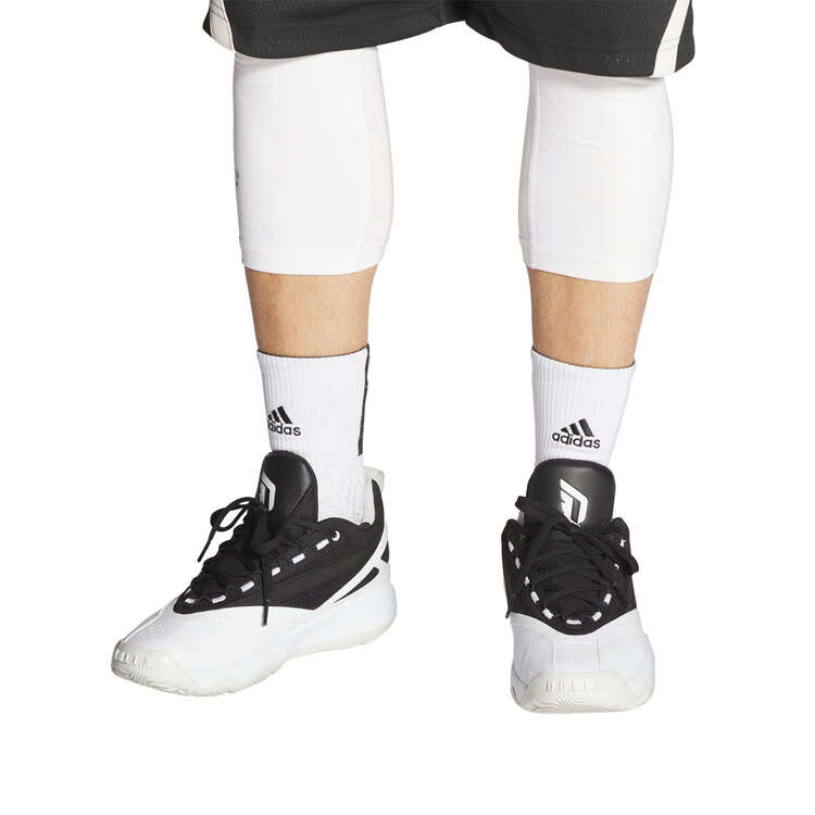 adidas Dame Certified 2 Basketball Shoes, White/Black, rebel_hi-res