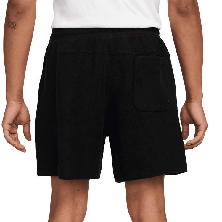 Nike Mens Club+ French Terry Shorts Black XL, Black, rebel_hi-res