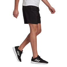 adidas Mens AEROREADY Essentials Chelsea Linear Logo Shorts, Black, rebel_hi-res