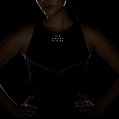 Nike Womens Dri-FIT ADV Run Division Tank, Black, rebel_hi-res