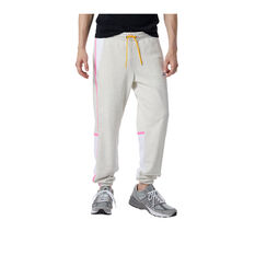 New Balance Mens Amplified Track Pants Cream XS, , rebel_hi-res