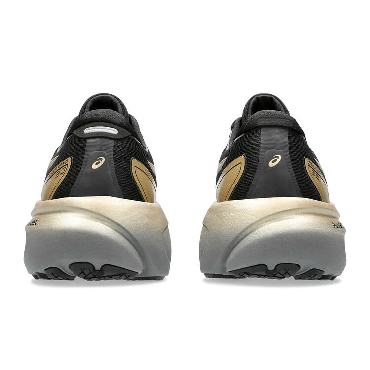 Asics GEL Kayano 30 Platinum Mens Running Shoes, Black/Gold, rebel_hi-res