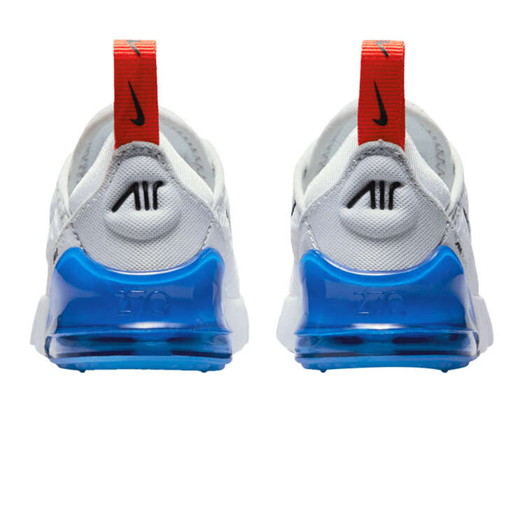 Nike Air Max 270 Toddlers Shoes, White/Blue, rebel_hi-res