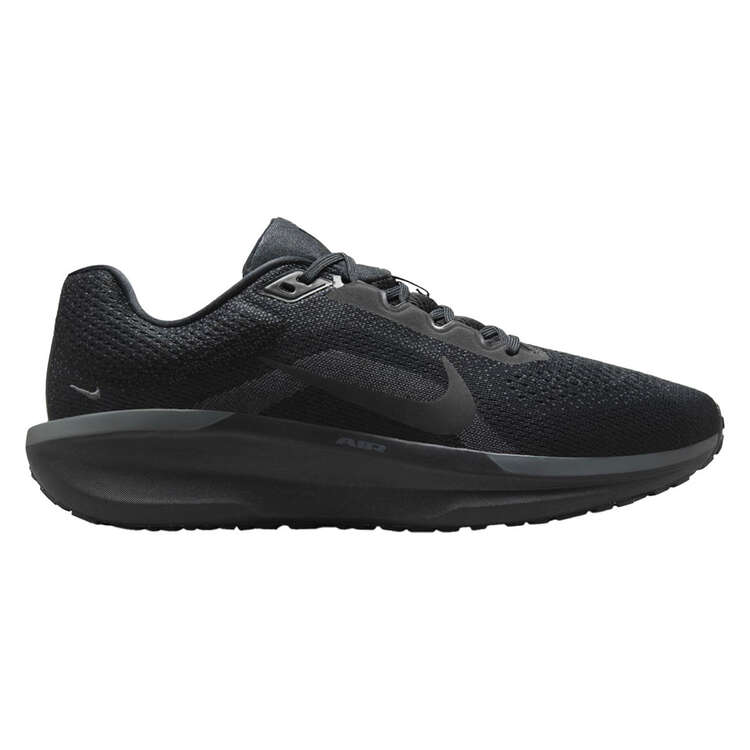 Nike Air Winflo 11 Mens Running Shoes Black US 7, Black, rebel_hi-res