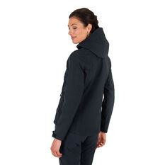 macpac Womens Sabre Hooded Jacket, Black, rebel_hi-res
