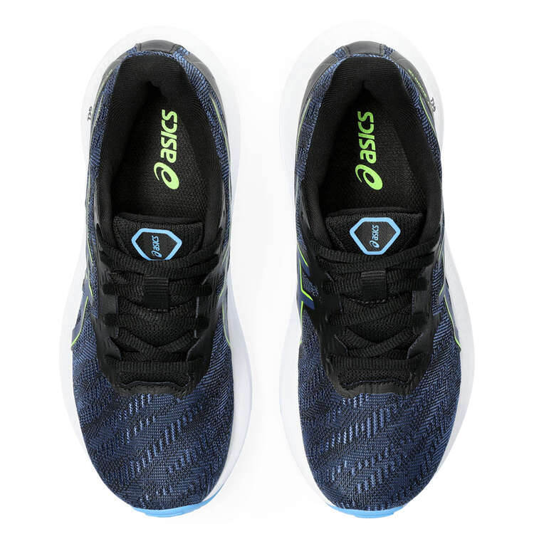 Asics GT 2000 12 GS Kids Running Shoes, Black/Blue, rebel_hi-res