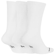 Nike Jordan Jumpman 3pk Crew Socks, White, rebel_hi-res