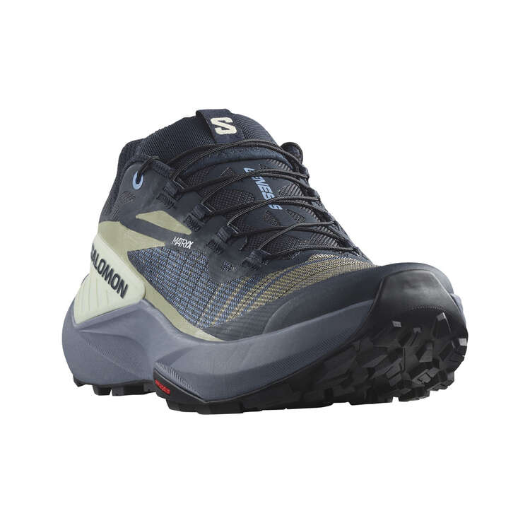 Salomon Womens Genesis Trail Running Shoes, Grey/Blue, rebel_hi-res
