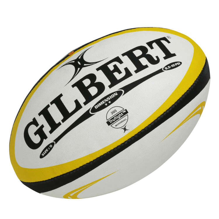 Gilbert Dimension Match Rugby Ball, , rebel_hi-res