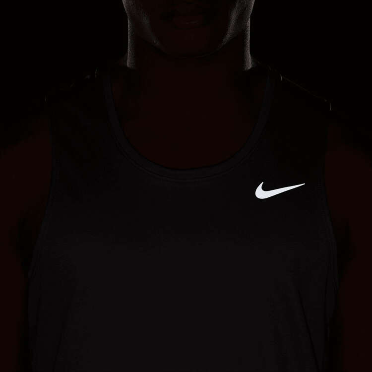 Nike Mens Dri-FIT Miler Tank Grey XXL, Grey, rebel_hi-res