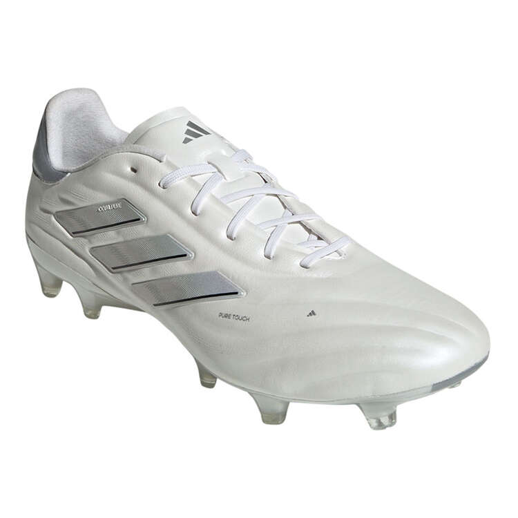 adidas Copa Pure 2 Elite Football Boots, White/Silver, rebel_hi-res