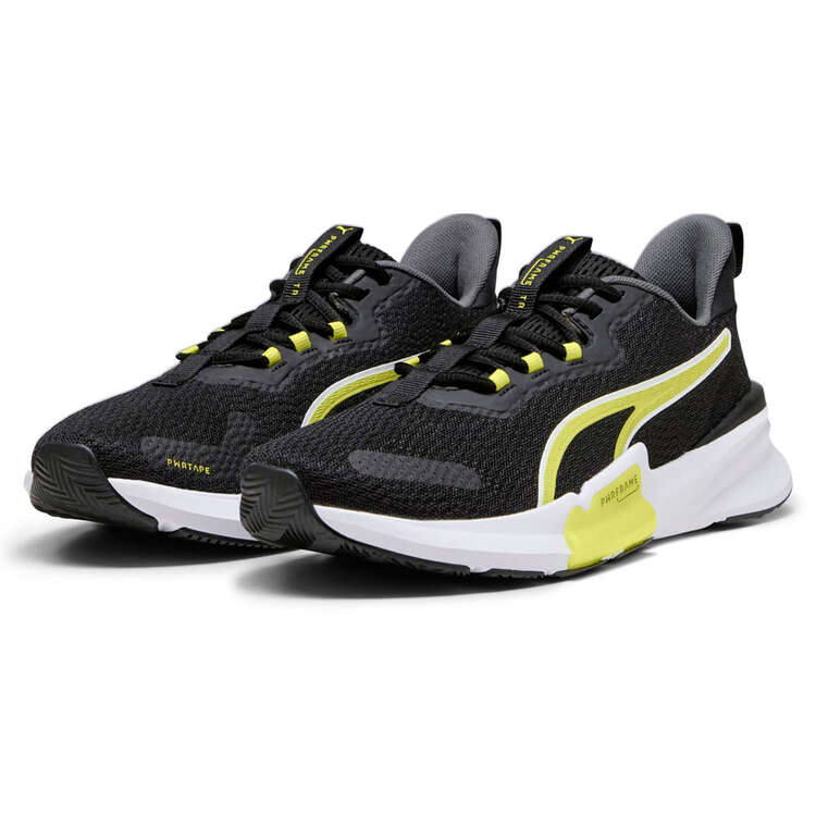 Puma PWRFRAME TR 2 Mens Training Shoes, Black/Yellow, rebel_hi-res