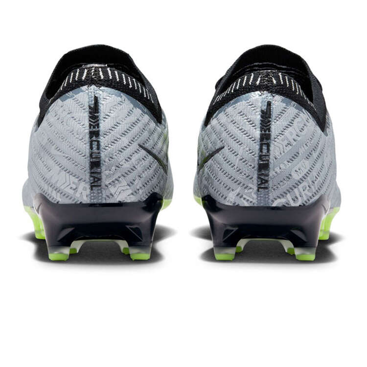 Nike Zoom Mercurial Vapor 15 Elite XXV AG Pro Football Boots Silver/Black US Mens 12 / Womens 13.5, Silver/Black, rebel_hi-res