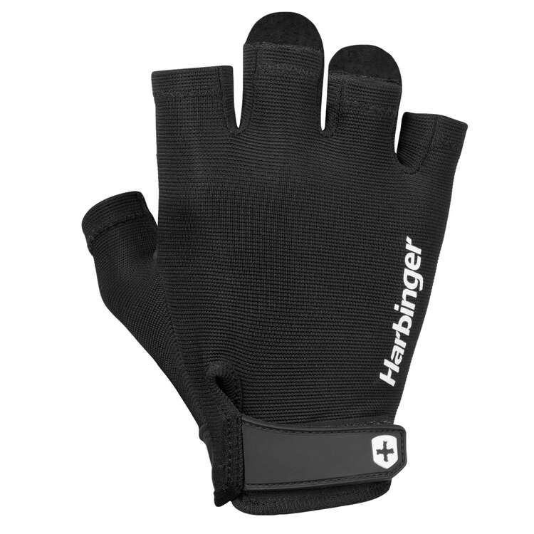 Harbinger Mens Power Gloves Black S, Black, rebel_hi-res