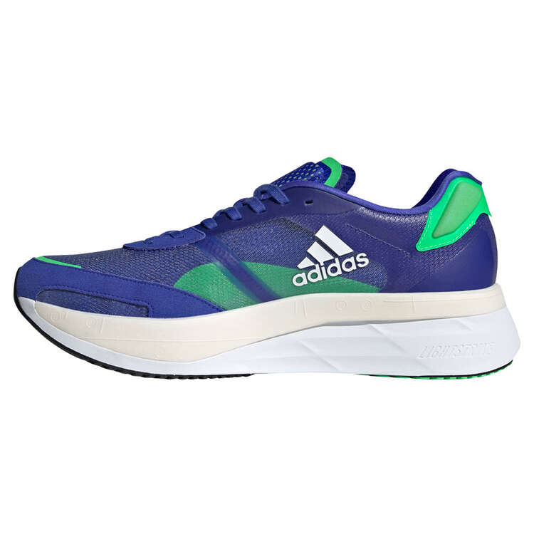 adidas Adizero Boston 10 Mens Running Shoes Blue/White US 7, Blue/White, rebel_hi-res