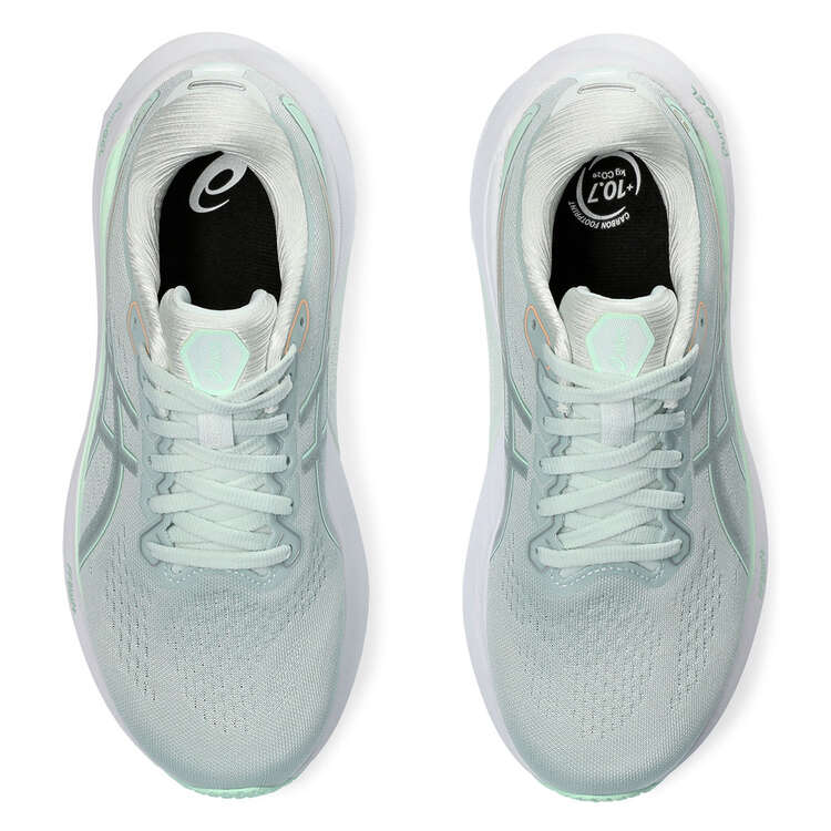 Asics GEL Kayano 30 Womens Running Shoes, Mint/White, rebel_hi-res