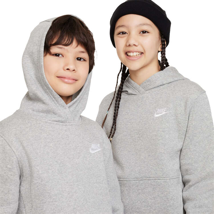 Nike Kids Sportswear Club Fleece Pullover Hoodie, Grey, rebel_hi-res
