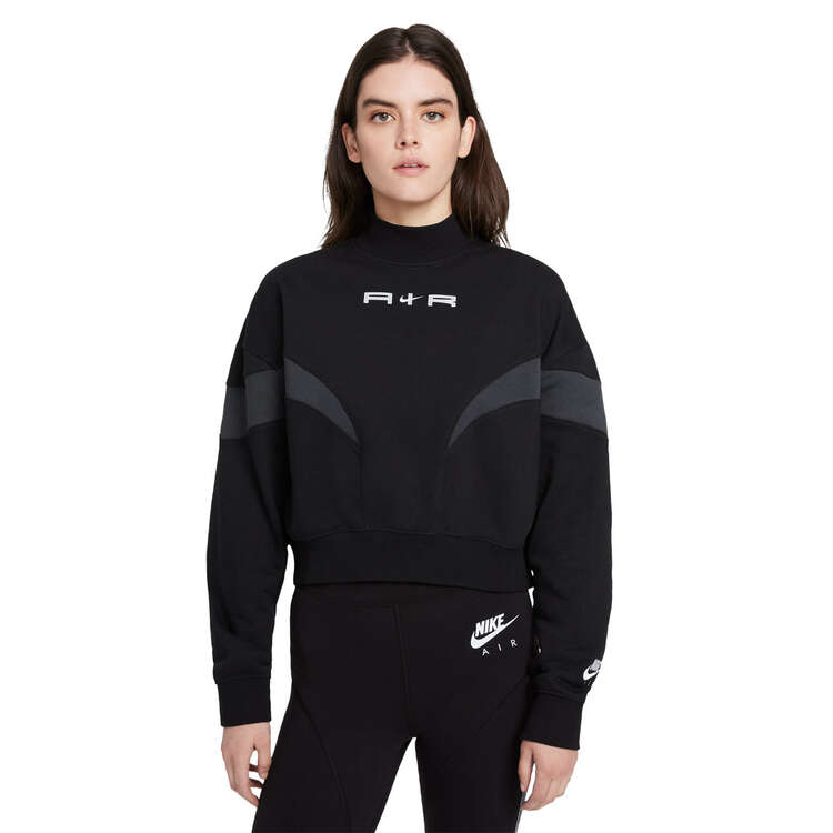 Nike Air Womens Mock Fleece Sweatshirt, , rebel_hi-res