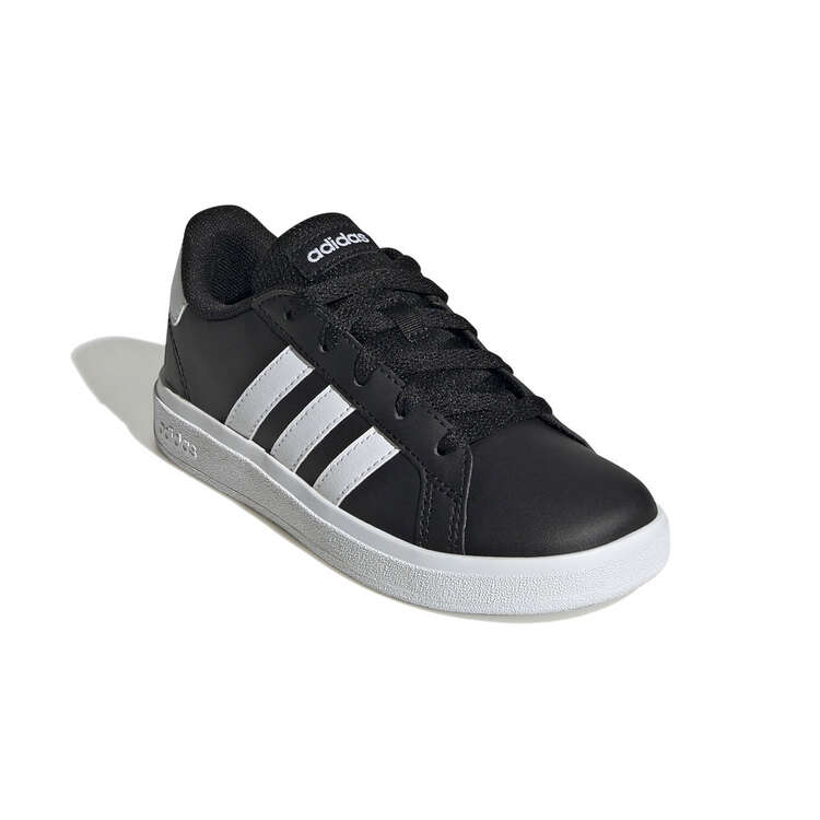 adidas Grand Court 2.0 Kids Casual Shoes, Black/White, rebel_hi-res