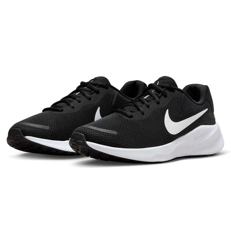 Nike Revolution 7 Mens Running Shoes, Black/White, rebel_hi-res