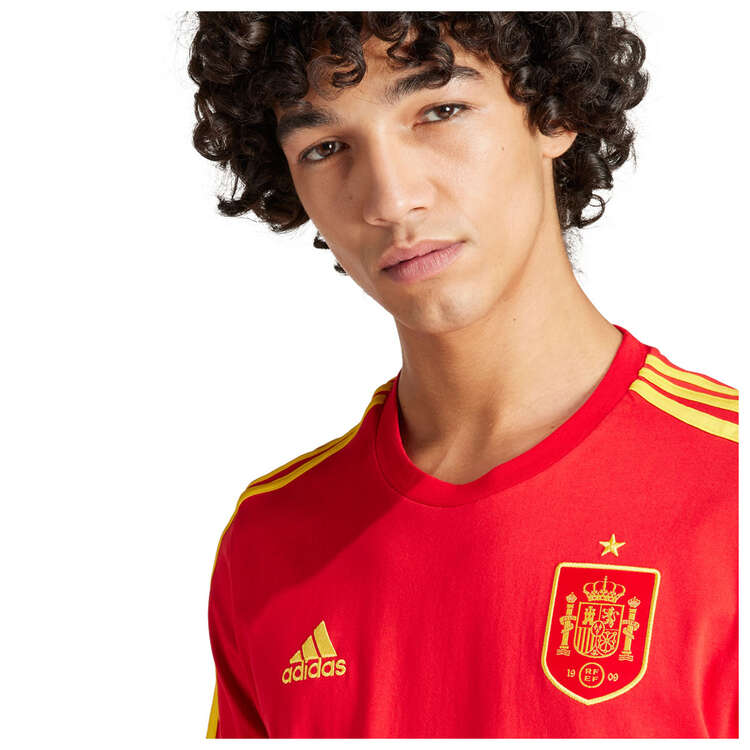 adidas Mens Spain Football DNA Tee, Red, rebel_hi-res