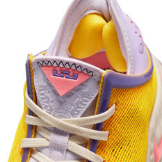 Nike LeBron 19 Low Basketball Shoes, Purple/Pink, rebel_hi-res