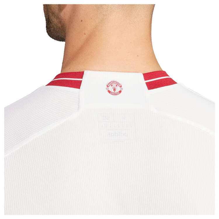 adidas Manchester United 2023/24 Replica 3rd Football Jersey White XL, White, rebel_hi-res