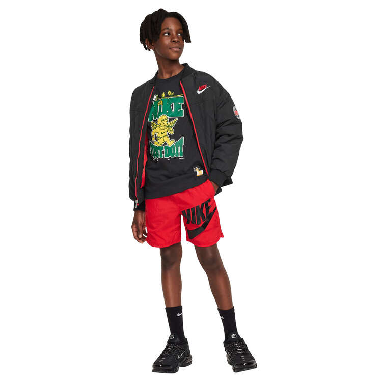 Nike Kids Sportswear Just Do It Tee Black XS, Black, rebel_hi-res