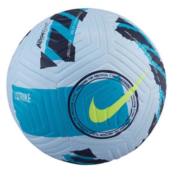 Nike Strike Soccer Ball, Blue/Yellow, rebel_hi-res