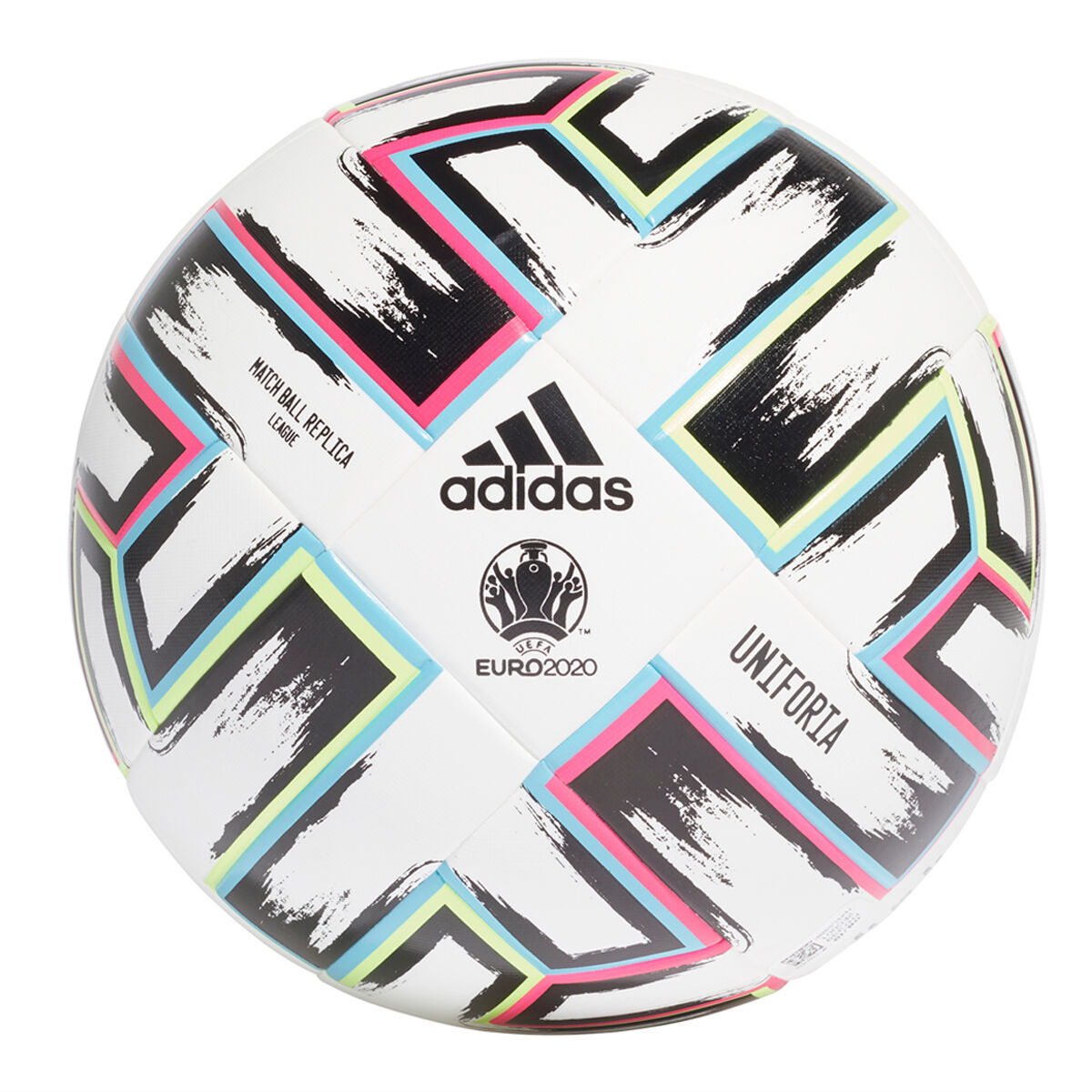 adidas Uniforia League Soccer Ball White / Multi 5 | Rebel Sport