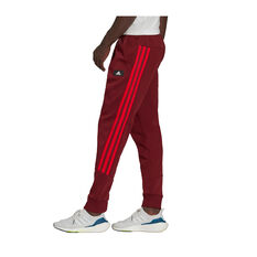 adidas Mens Sportswear Future Icons 3-Stripes Pants, Red, rebel_hi-res