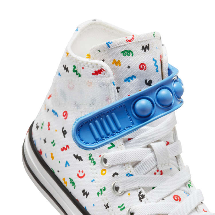 Converse Chuck Taylor All Star Easy On Polka Doodle High Kids Casual Shoes, Multi, rebel_hi-res