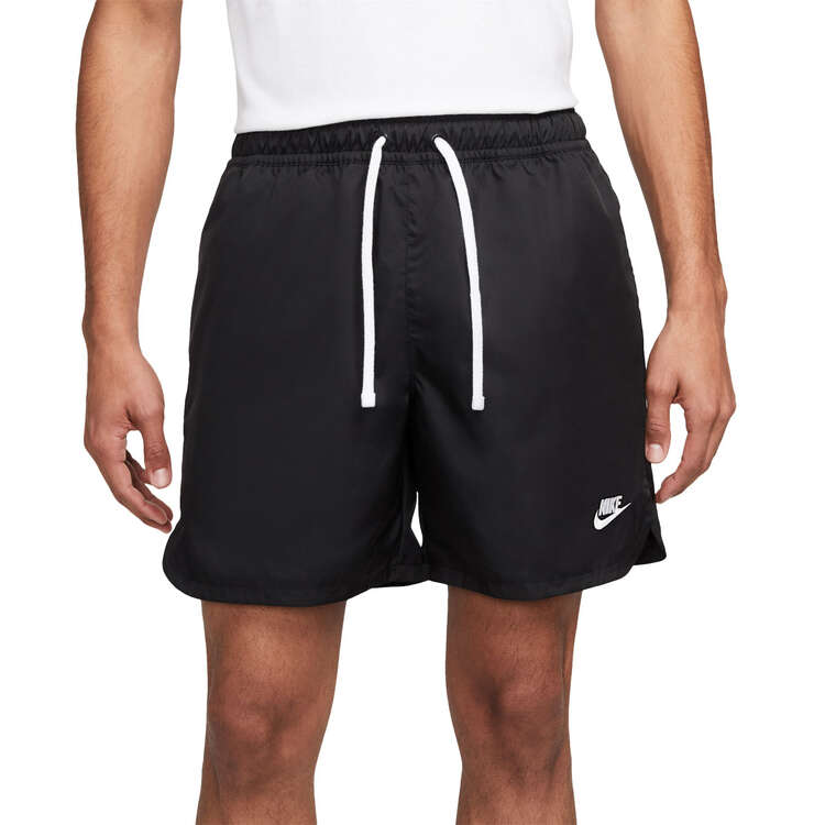 Nike Mens Club Woven Lined Flow Shorts, Black, rebel_hi-res