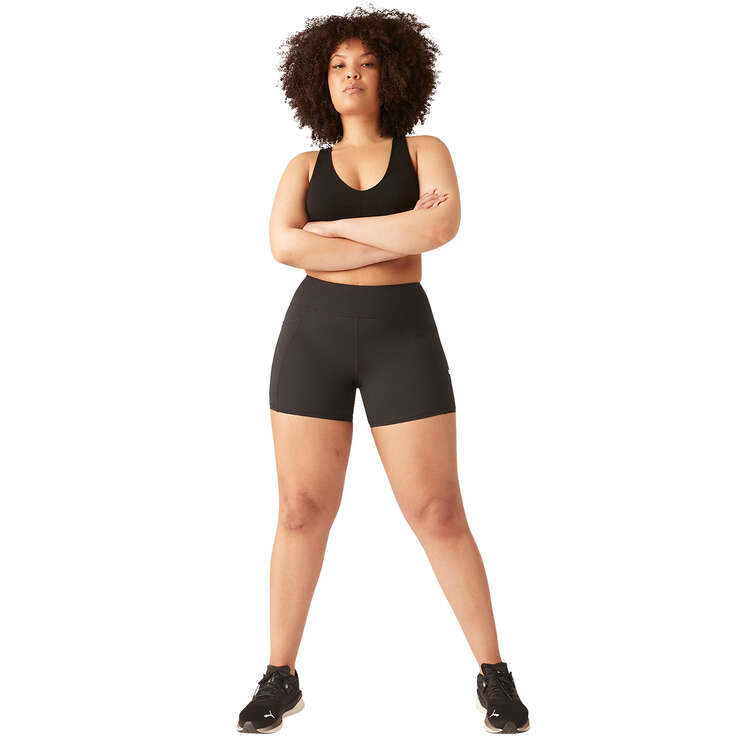Puma x Modibodi Womens Active Cycle Shorts, Black, rebel_hi-res