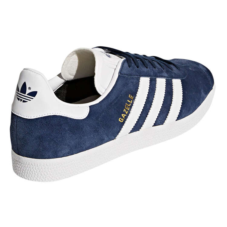 adidas Originals Gazelle Casual Shoes, Blue/White, rebel_hi-res