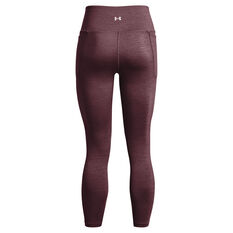 Under Armour Womens Meridian Heather Ankle Tights Purple XS, Purple, rebel_hi-res