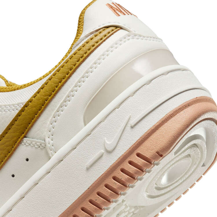 Nike Gamma Force Womens Casual Shoes, White/Gold, rebel_hi-res