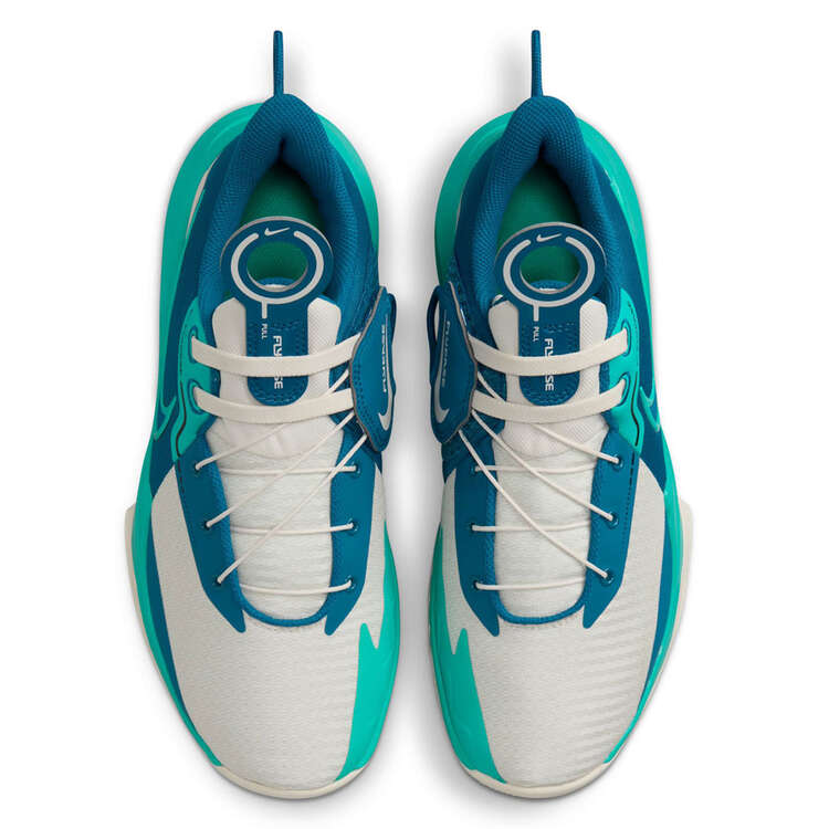 Nike Precision 6 FlyEase Basketball Shoes, Black/Green, rebel_hi-res