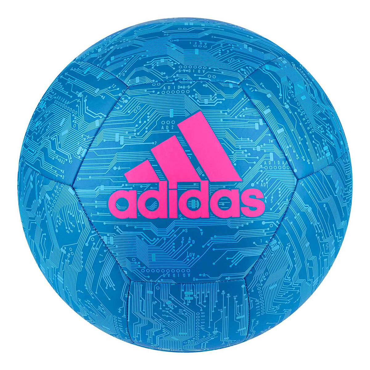 adidas blue soccer ball