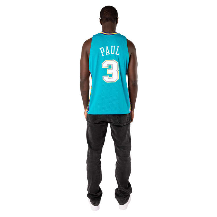 Mitchell & Ness New Orleans Pelicans Chris Paul 2005/06 Basketball Jersey Teal S, Teal, rebel_hi-res