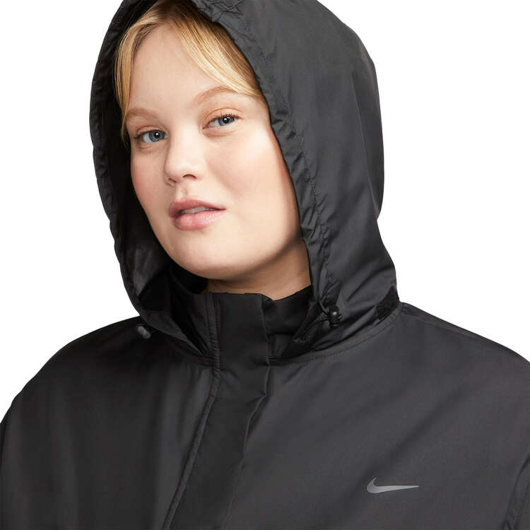 Nike Womens Fast Repel Running Jacket (Plus Size), Black, rebel_hi-res