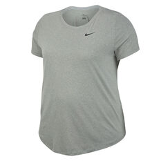 Nike Womens Dri-FIT Legend Training Tee Plus Grey XL, Grey, rebel_hi-res