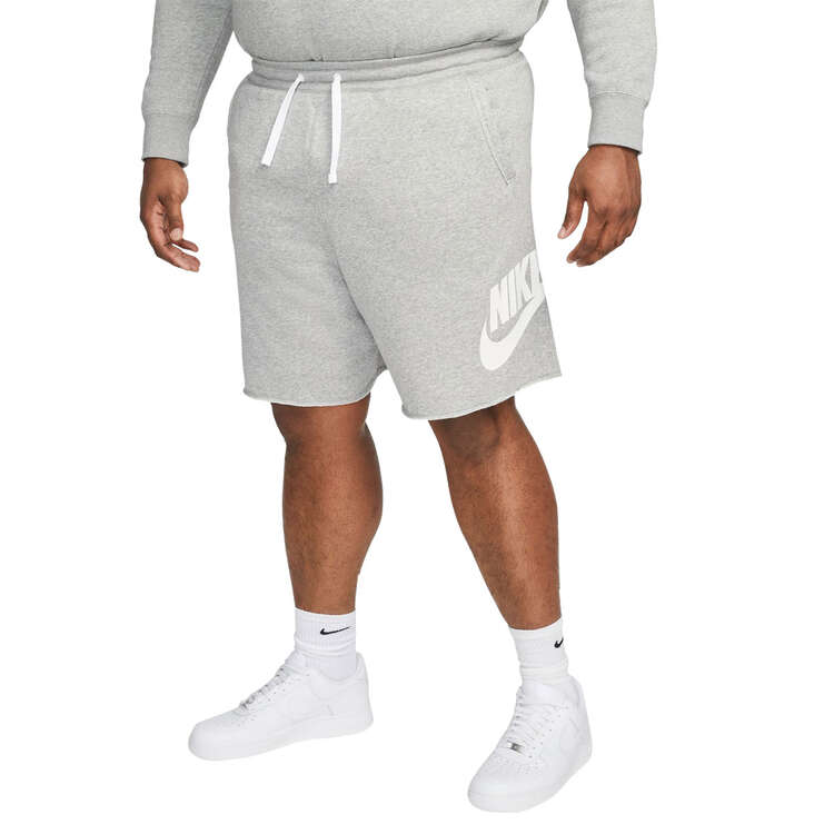 Nike Mens Club Fleece Alumni Shorts, Grey, rebel_hi-res