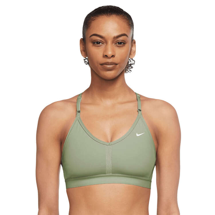 Nike Womens Dri-FIT Indy Padded Sports Bra Green S